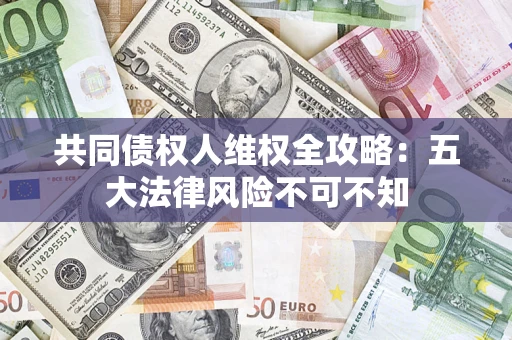 济南共同债权人维权全攻略：五大法律风险不可不知