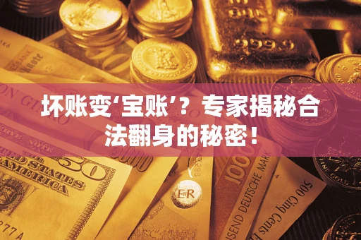 济南坏账变‘宝账’？专家揭秘合法翻身的秘密！