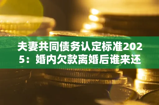 济南夫妻共同债务认定标准2025：婚内欠款离婚后谁来还？