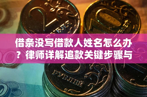济南借条没写借款人姓名怎么办？律师详解追款关键步骤与证据链构建