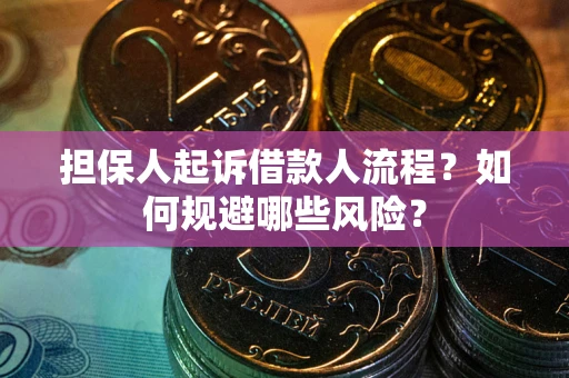 济南担保人起诉借款人流程？如何规避哪些风险？
