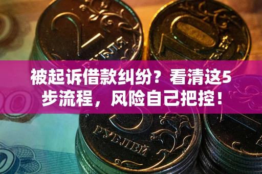 济南被起诉借款纠纷？看清这5步流程，风险自己把控！