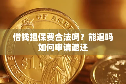 济南借钱担保费合法吗？能退吗如何申请退还